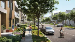 Southwestern University 560 street-level rendering