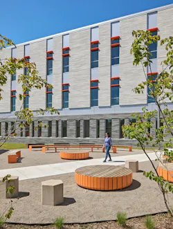 The Bullard-Havens campus reflects the relationship between the school and the dense residential neighborhood where it sits. Students in programs like sustainable architecture and health technology can see on-site how design choices affect occupant health.