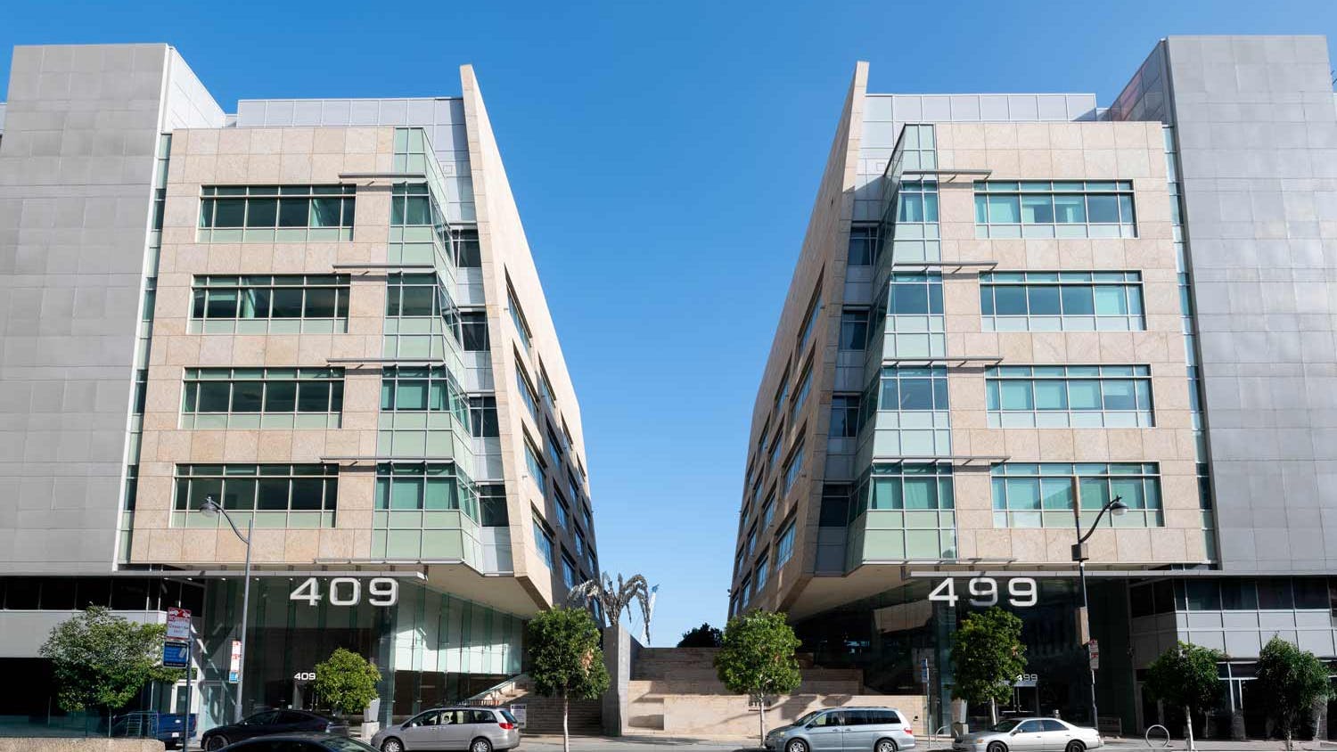 Exterior of Mission Bay building to be newly renovated.