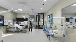 Health sciences classroom with medical equipment.